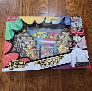 Pokemon Ascended Heroes Mega Gardevoir Premium Poster Collection - New